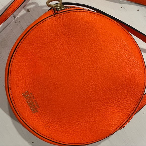 Kate Spade, Saturday. Orange leather Crossbody Bag - Picture 3 of 7
